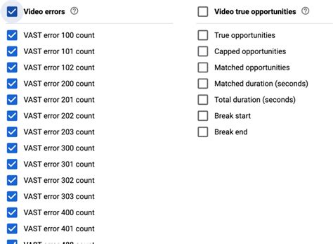 vast satellite error codes